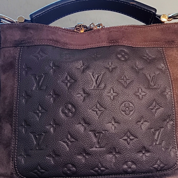 Louis Vuitton Audacieuse Empreinte Brown Leather and Suede Bag PM  Shoulder Bag - Picture 7 of 17